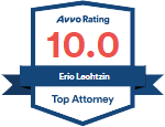Avvo Rating 10.0 Top Attorney Eric Lechtzin
